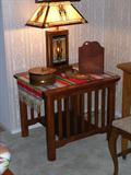 Two Mission Style Side Tables