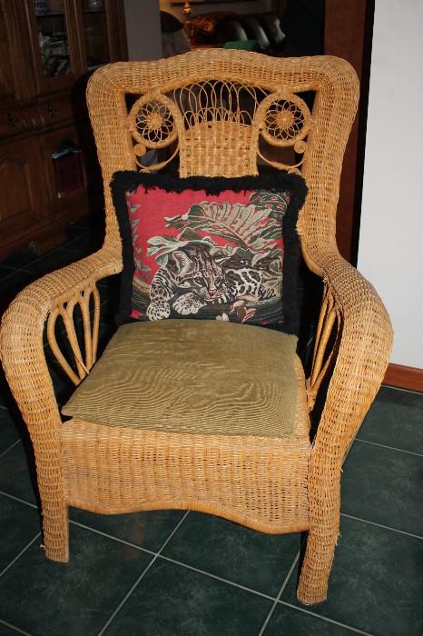 Wicker Chair / Excellent Condition