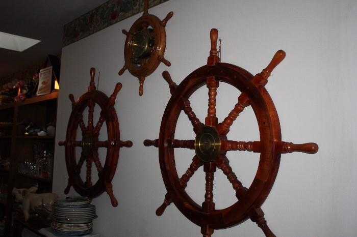 Ships Wheels / Ship Wheel Clock 