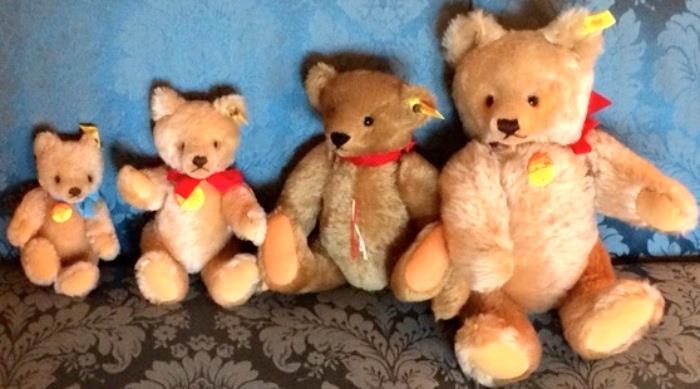 Steiff Bears (one with Squeaker)