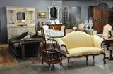 Fine antique furniture, fine art, and carpets