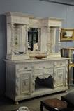 Carved Italian pickled sideboard