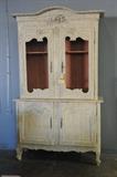 Carved Italian pickled cabinet