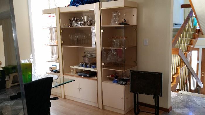 Three Section Display Cabinet May be seperated