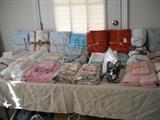 Lots of linens.