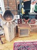 Coal Scuttle; Amtique Molds, "Keys" Sign