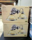 NEW 2-light wall sconces
