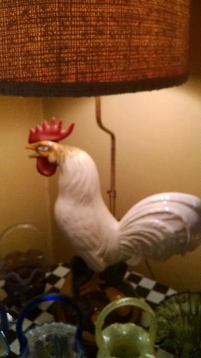 ROOSTER LAMP....MUST  SEE !!!