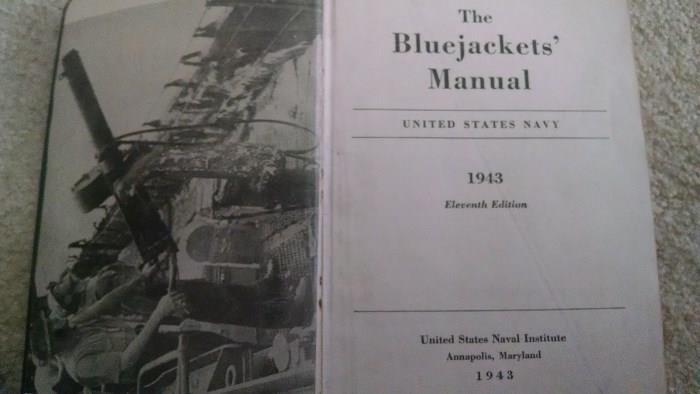 THE BLUEJACKETS MANUAL / WWII NAVY BOOK