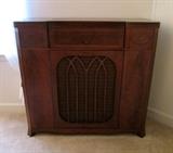Philco cabinet radio turned sideboard