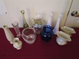 11 vases (2 Lenox)