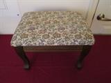Vintage heated footstool