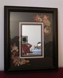 Pressed flower mirror
