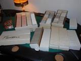 16 boxes of football and baseball cards