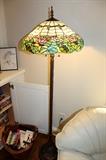 Tiffany-style floor lamp