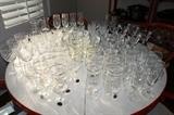 Stemware including Lenox "Moonspun"