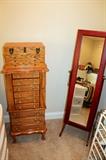 Jewelry armoires and chest