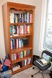Bookcase with books