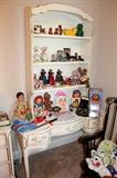 Johnson-Carper Fashion Trends French Provincial vanity desk and vintage toys