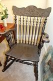 Antique "North Wind" rocking chair