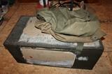 Military trunk and bags