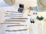Sterling silver and gold jewelry