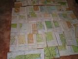 Restricted sectional aeronautical charts from the early 1940's