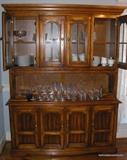 Large Oak Hutch