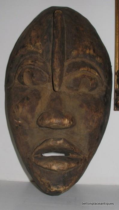 One of the many African Masks picked up in Liberia during Navy Service