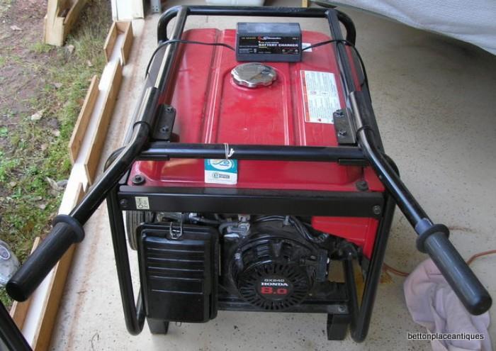 Generator electric start  honda 8 hp, model 3800 sx