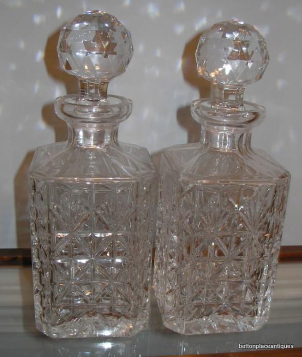Crsytal Decanters