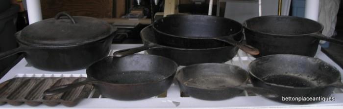 Cast iron pans