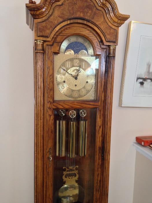 Howard Miller grandfather clock that keeps great time. And has some real nice chimes
