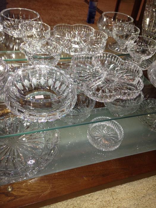 Waterford and Block crystal items