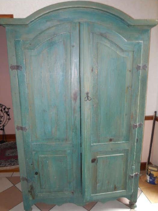 Large painted cabinet