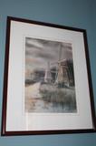 Rick Burger, American artist. Studio Rochester, Michigan. "Windmill Point" Signed
