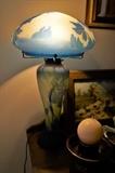 Cameo glass lamp