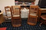 Oak chairs
