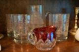Etched barware