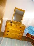 dresser and mirror