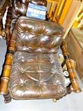 leather chair brown