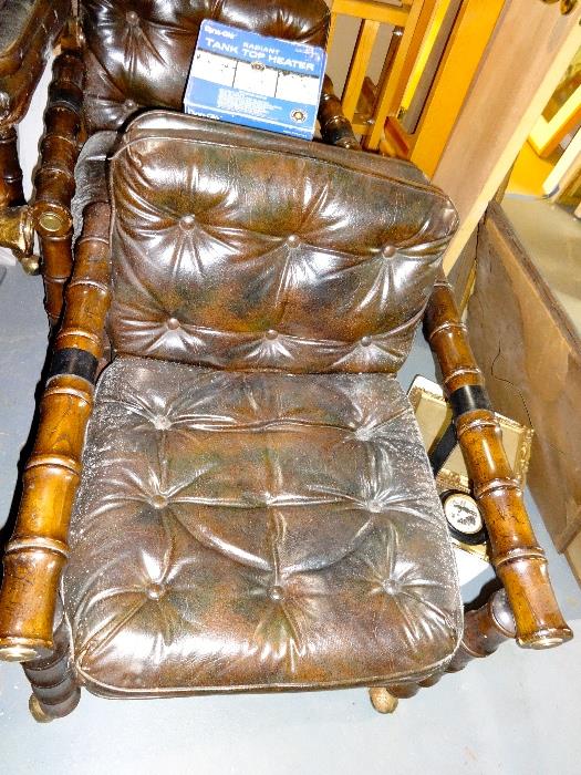 leather chair brown
