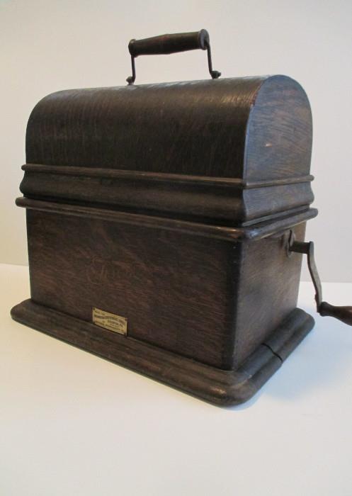 Edison Cylinder Standard Phonograph Model C, circa 1905  Made for International Correspondence Schools of Scranton, PA