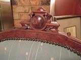 Up close to one of the matching pair of Victorian Side Chairs