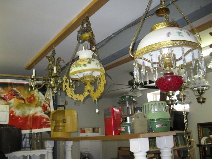 Beautiful assortment of Victorian Lamps