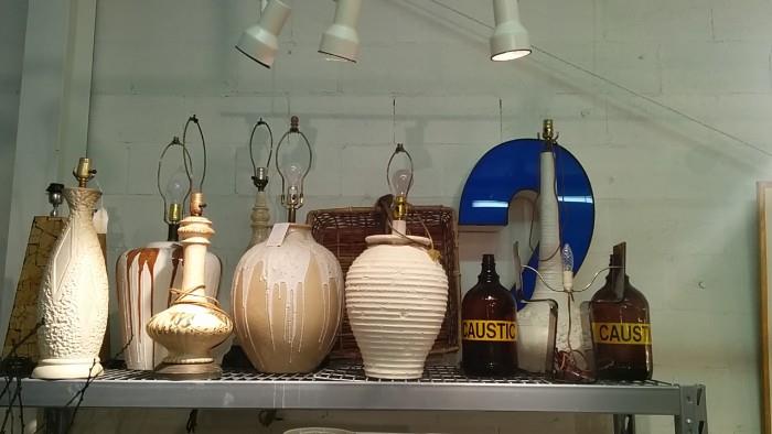 Lamps from a frosting factory in Denmark. The big, while phallic lamp on the right is joined by two bottles of caustic goop. Just in time for the opening of "Fifty Shades of Grey". What's up with #2?