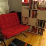 Barcelona Chair also has brown leather cushions -- your choice or get both!!!