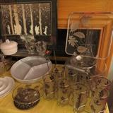 mid-century glassware 