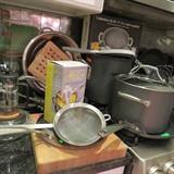Calphalon, Kirkland, etc. cookware