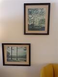Two mounted, framed photographs from New York Times and presidential photographer, George Tames. 